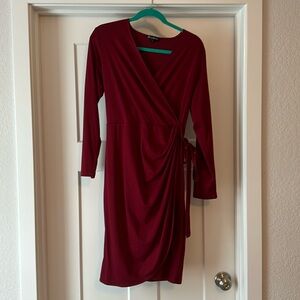 Red Longsleeve Dress